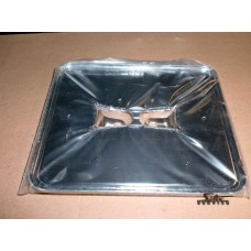 Kentekenplaat houder verchroomd liggende uitvoering 100x 145